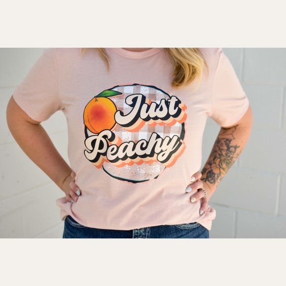 Just Peachy Graphic Shirt - Picture 2 of 2